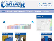 Tablet Screenshot of candor.com.au
